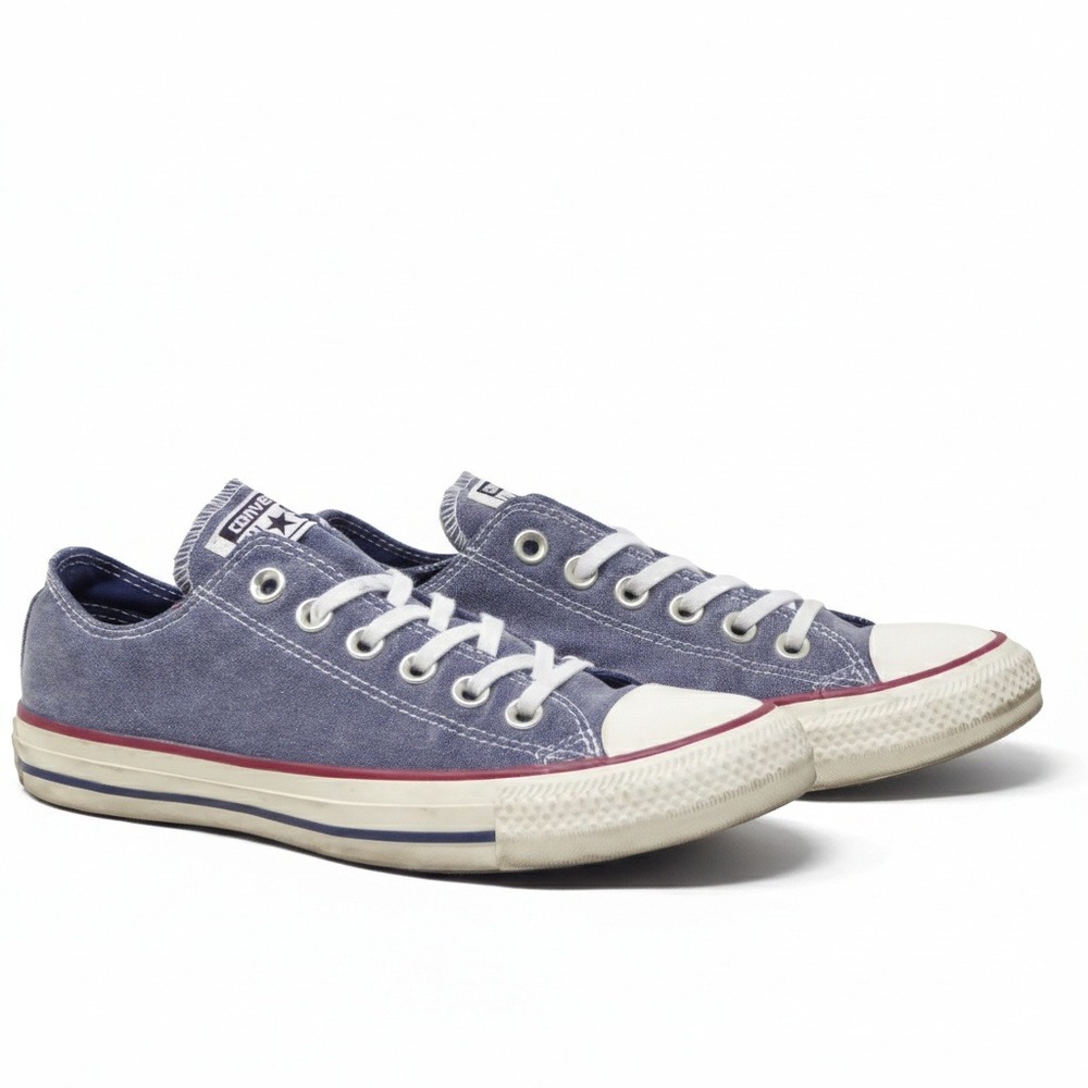 Converse Unisex Chuck Taylor All Star Low Blue Denim Chambray Mens 5 / Womens 7 - Picture 1 of 8